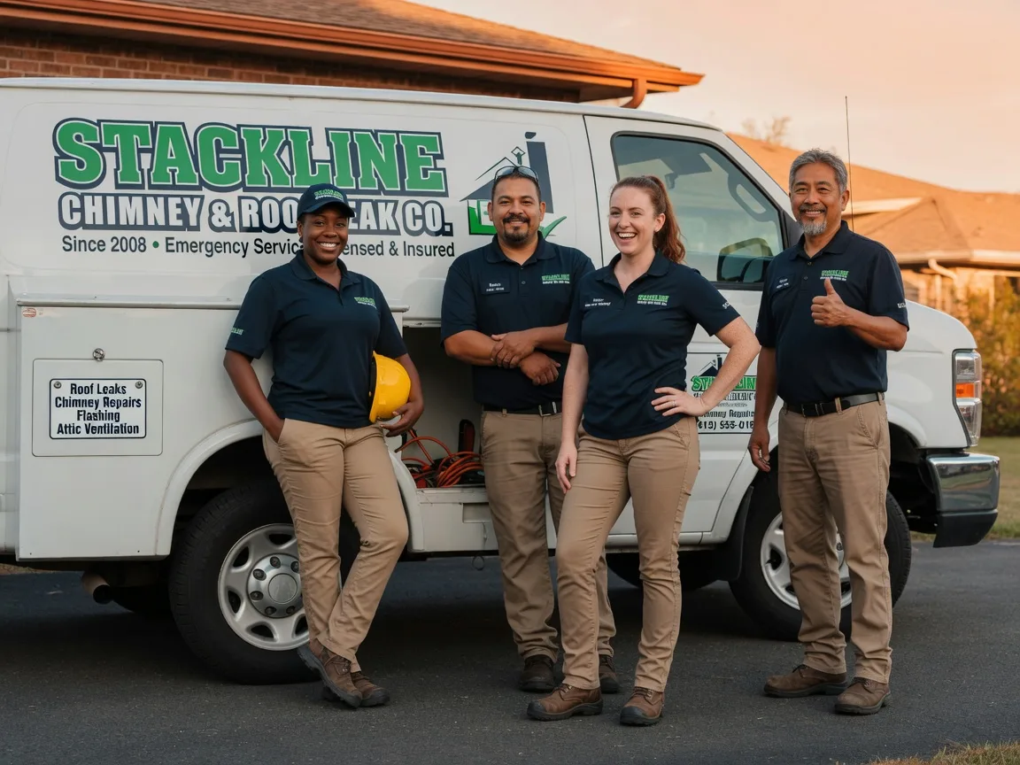Chimney flashing repair company in Rantoul, KS